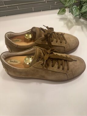 TOD'S Men's Suede Lace-Up Sneakers in‎ Tan Brown